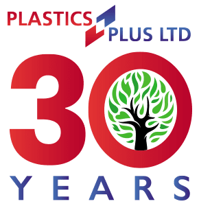 30 years plastics plus logo