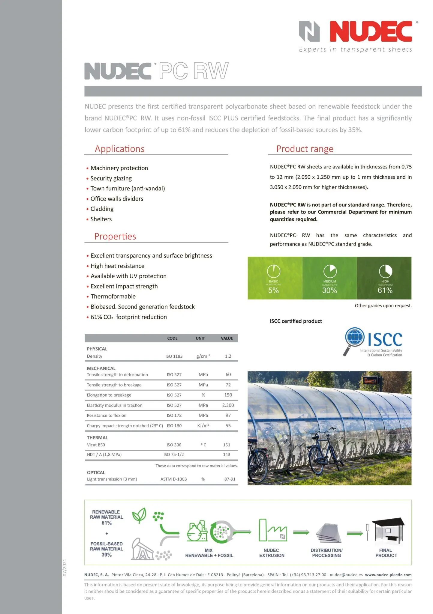 NUDEC PC RW | Plastic Plus - Plastic Sheet Distributors
